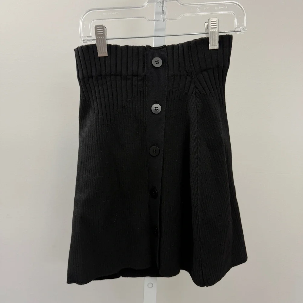 ANDREĀDAMO cut-out high-waist knitted‎ skirt size XS